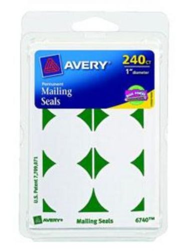 Avery Mailing Seals White 1&#039;&#039; Diameter 240 Count