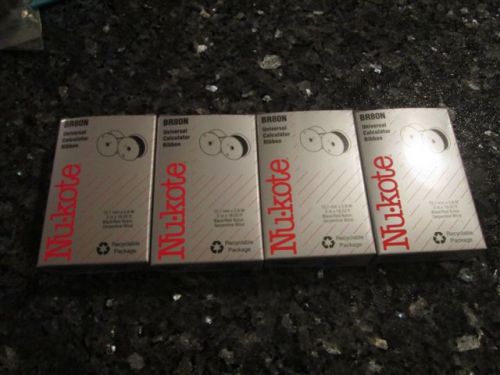 Lot of 5 NuKote/IBM Universal Calculator Ribbon, BR80N, New in Box