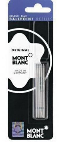5 Montblanc Blue Medium Refill For Mozart  Pens 35096