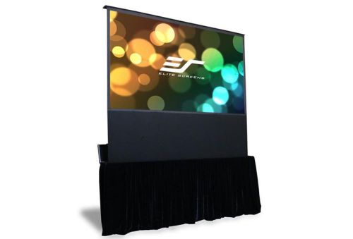 NEW Elite Screens FE100H-TC 100&#034;(16:9) Electric Floor-Rising Projection Screen