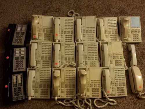Lot of 16 - Avaya Spirit Lucent 24 and 6 Button phones in Great Working shape