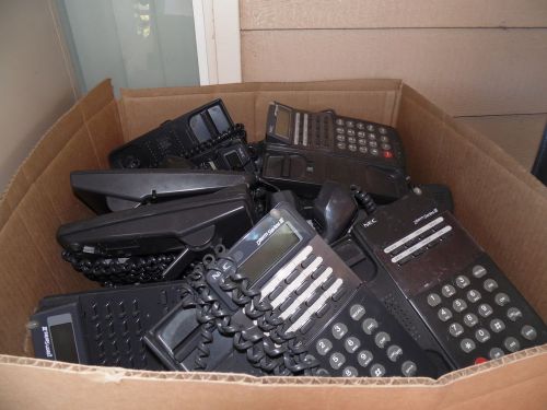NEC Dterm Series III ETJ-16DC-1BK Used Office Phones w/Handsets -Lot of 16