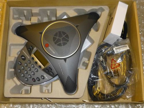 New POLYCOM SOUNDSTATION IP6000 with power supply teleconference phone