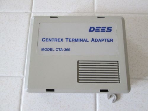 Dees Centrex Terminal Adapter Model CTA-369 With 2 Line Analog Phone-Works Great