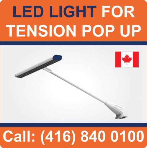 NEW White LED Light for Pop Up Booth Trade Show Display Lighting (PRO Series)