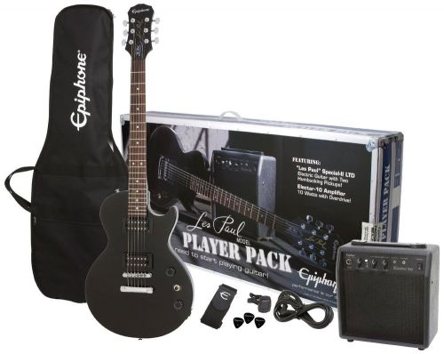 Epiphone Les Paul Special II Electric Guitar Player Pack - Ebony