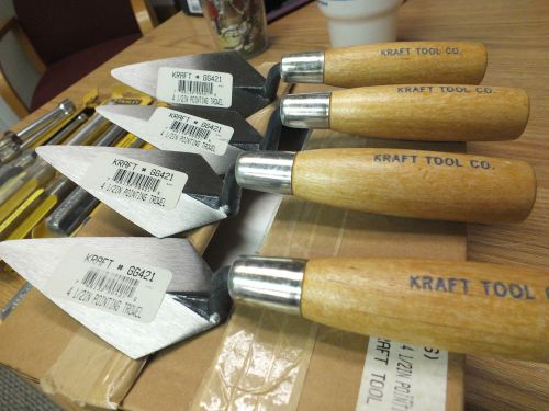 Kraft cement  4.5 inch pointing trowel  --set of 4 for sale