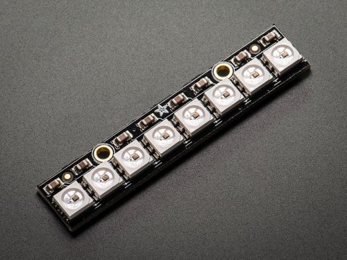 Adafruit neopixel stick 8 x ws2812 5050 rgb led strip integrated driver arduino for sale