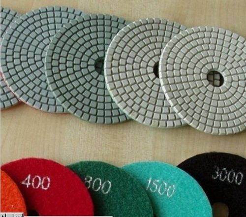 Diamond polishing pads 5 inch wet/dry 45 pieces granite marble concrete stone for sale