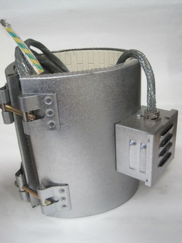 Ferromatik milacron 480v ceramic band heater 4000w td75240f9-08 nnb for sale