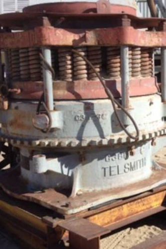 36&#034; telsmith cone crusher 100hp 90% condition for sale