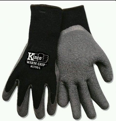 1 dozen kinco® warm grip knit gloves thermal s -xl sizes available for sale
