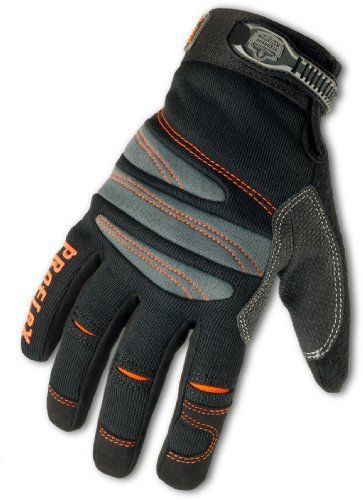 ProFlex 710 Full-Fingered Trades Glove  Black  Medium