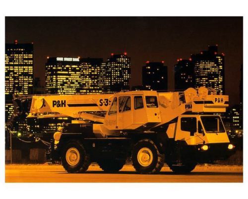 1986 p&amp;h s35 all terrain crane photo poster zc6904-6cywjs for sale