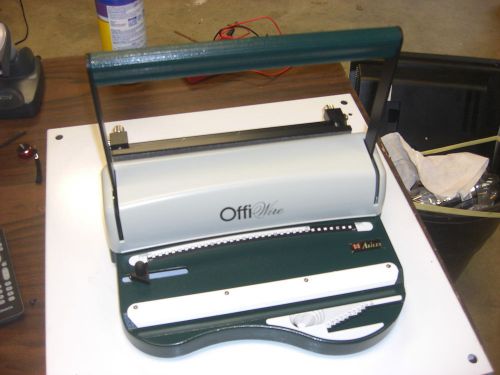 Akiles OffiWire-31 11&#034; 3:1 Pitch Wire Binding Machine &amp; Punch by Akiles
