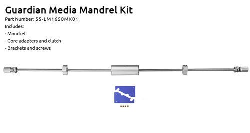 Extra Media Mandrel Kit for Guardian 65&#034; Laminators Free Shipping