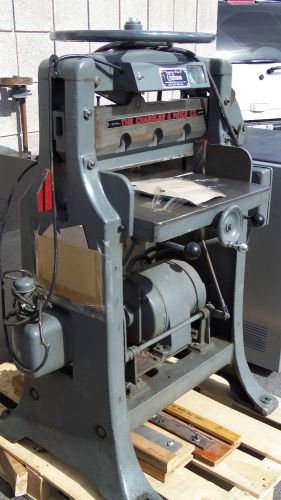Chandler and Price Hydraulic Commercial Paper/Book Shear