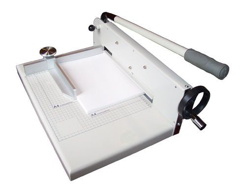 New 12&#034; Manual Stack Paper Cutter Trimmer Heavy Duty, capacity up to 400 sheets