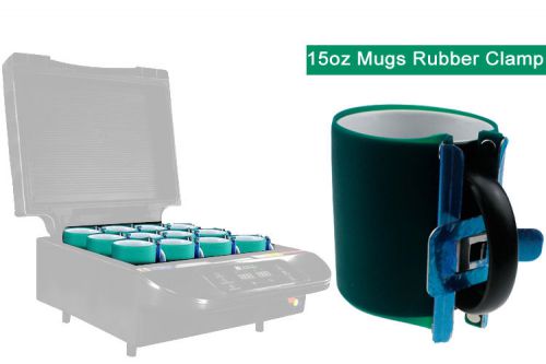 1 X Mugs Rubber Clamps Silicone Fixture for 3D Vacuum Sublimation Machine 15oz