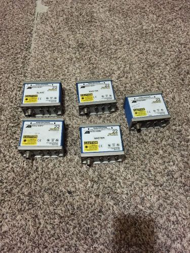 LOT OF 5 Laser Barcode Scanner ACCU-SORT 22 SERIES II (untested)