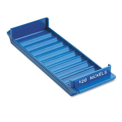 Mmf porta-count system rolled coin plastic storage tray, blue, ea - mmf212080508 for sale