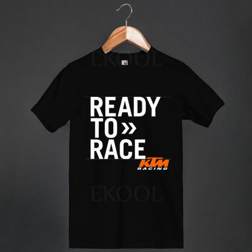 Ready To Race KTM Racing Motorcycle Black Mens T SHIRT Shirts Tees Size S-3XL