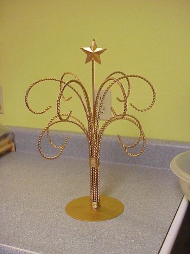 Trade/craft show display rack fixture metal wire ornament hanger christmastree for sale