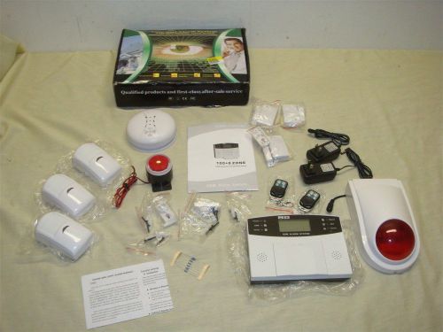 Gsm 108 zone wireless/wired voice home alarm security system auto dialer -look! for sale