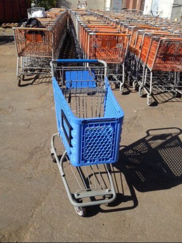 Shopping carts lot 10 mini dollar store small basket used fixtures blue gray for sale