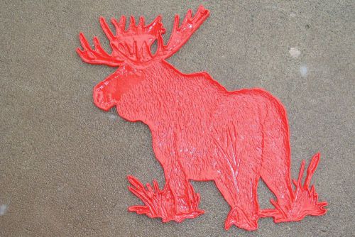 Moose, Concrete Stamp. Decorative Concrete Stamping.