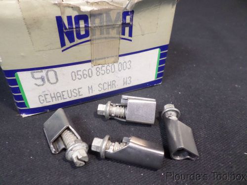 Lot (49) New Norma 12mm Stainless Steel Worm Drive Hose Clamps, 0560 8560 003