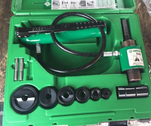 Greenlee 767 hand pump hydraulic driver kit 1/2&#034;-2&#034; for sale