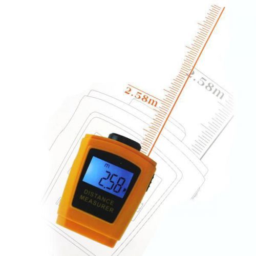 Mini portable ultrasonic laser range finder distance measurer meter tape 20m for sale