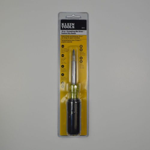 Klein Tools 32477 10-in-1 Screwdriver/Nut Driver - NEW