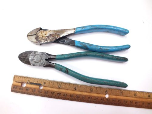 2 CHANNELLOCK WIRE CUTTING PLIERS CUTTERS DYKES PLIER - 337 437 - USA MADE