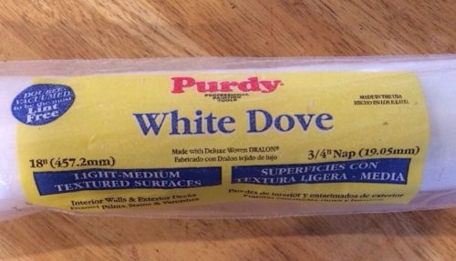 Purdy White Dove 18-Inch x 3/4 Nap Roller Cover NEW