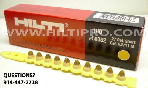 Hilti 6.8/11 m .27 caliber yellow cartridge -100pc.-brand new, fast shipping for sale