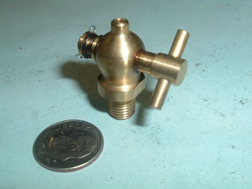 Mini Model Hit and Miss Gas engine Brass UNSpouted Drain Valve 1/16NPT THD NEW!