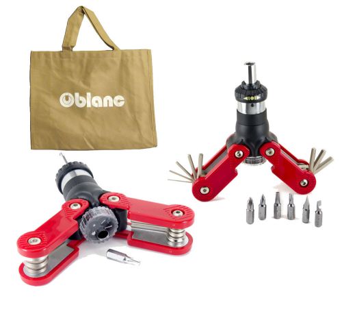 Bundle Deal: 15-in-1 Ratchet Screwdriver, Hex Key Wrench + Oblanc Reusable Tote