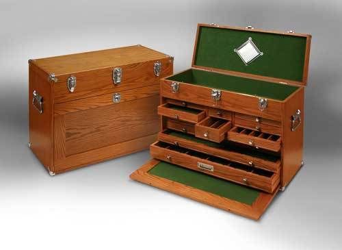New gerstner international oak tool box  gi-533 - with base for sale