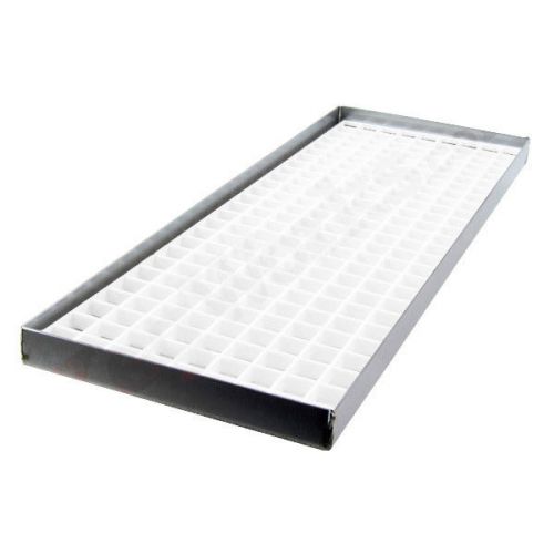 14 7/8&#034; countertop drip tray- stainless steel w/ drain- draft beer spill catcher for sale