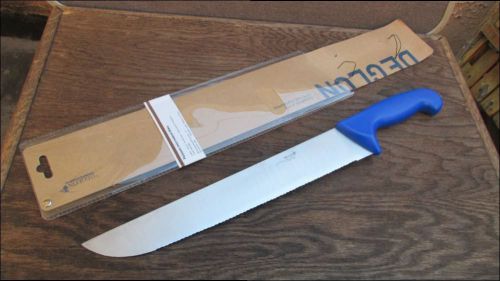 Huge new deglon france french chef&#039;s serrated 18&#034; butcher/fishmonger&#039;s knife for sale