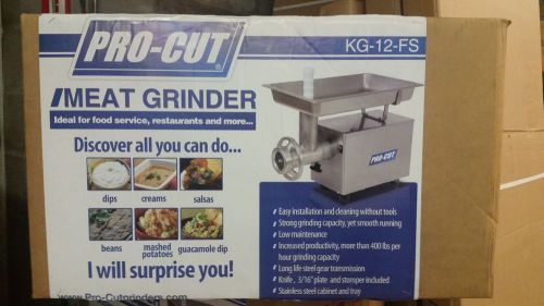 Pro cut meat grinder kg-12-fs  new in box free shipping for sale