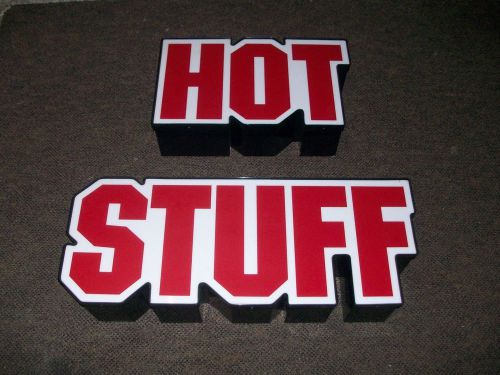 Restaurant lighted signs &#034; Hot Stuff&#034; Two signs