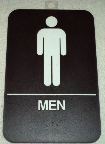 ADA BRAILLE MEN SIGN FREE SHIPPING