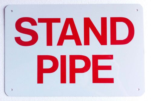 Standpipe 8&#034; x 12&#034; aluminum sprinkler identification sign for sale