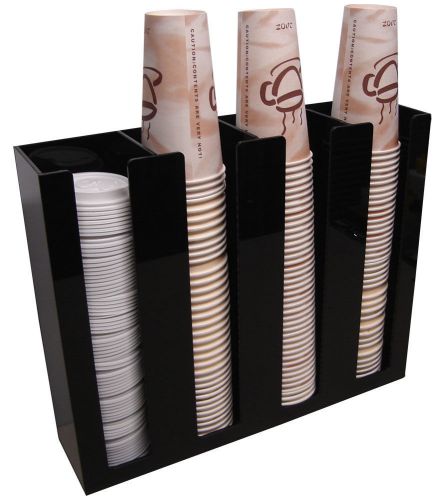 Coffee cup lid holder dispenser organizer caddy coffee counter display rack 4sl for sale