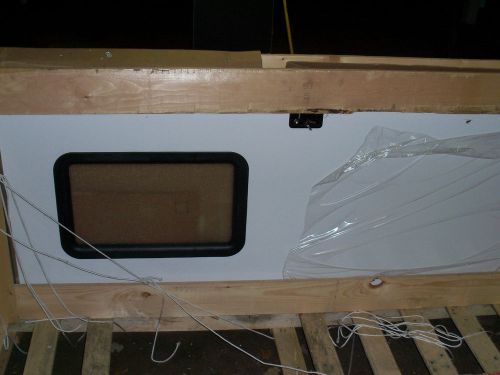 Concession rv square entrance door with solid window for sale