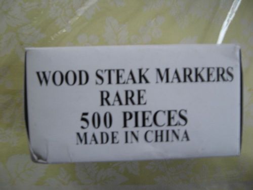 Wood steak markers Rare 1000 pcs