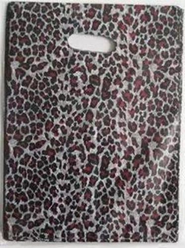 50x Leopard Printed retail packaging Plastic Bags For Gift Shopping Apparel big